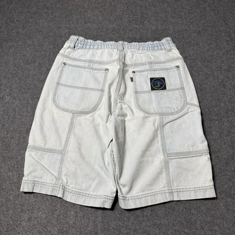 VTG 90s Levi's Sports Jeans RARE Utility Carpenter Denim Shorts Womens‎ 26 Retro